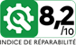 R18WDV-0 / Aspirateur eau & poussière 18V ONE+™ (vendu sans batterie ni chargeur) / Repairability Index